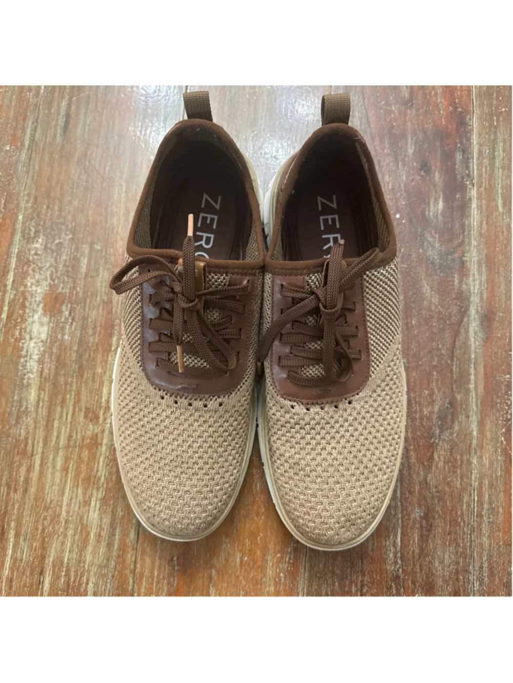 Cole Haan ZERØGRAND Stitchlite Knit Wingtip Oxford Sneakers - Men’s Size 10